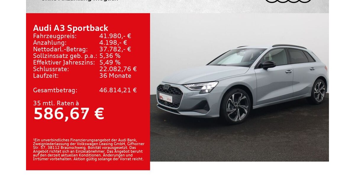 Audi A3 7.500 km 41.980 &euro; Würzburg 97076