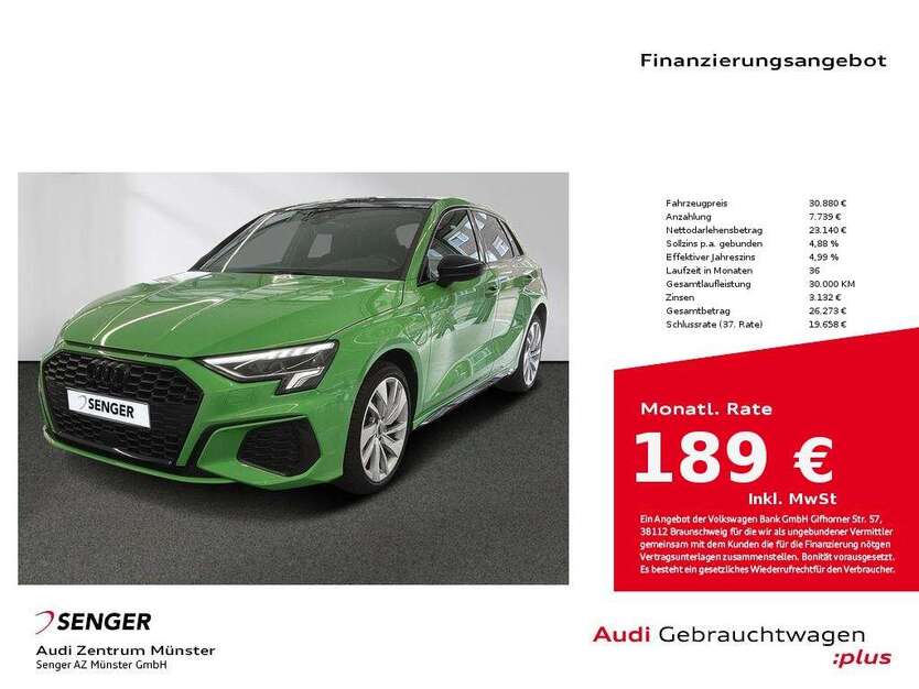 Audi A3 21.664 km 30.880 € Münster 48153