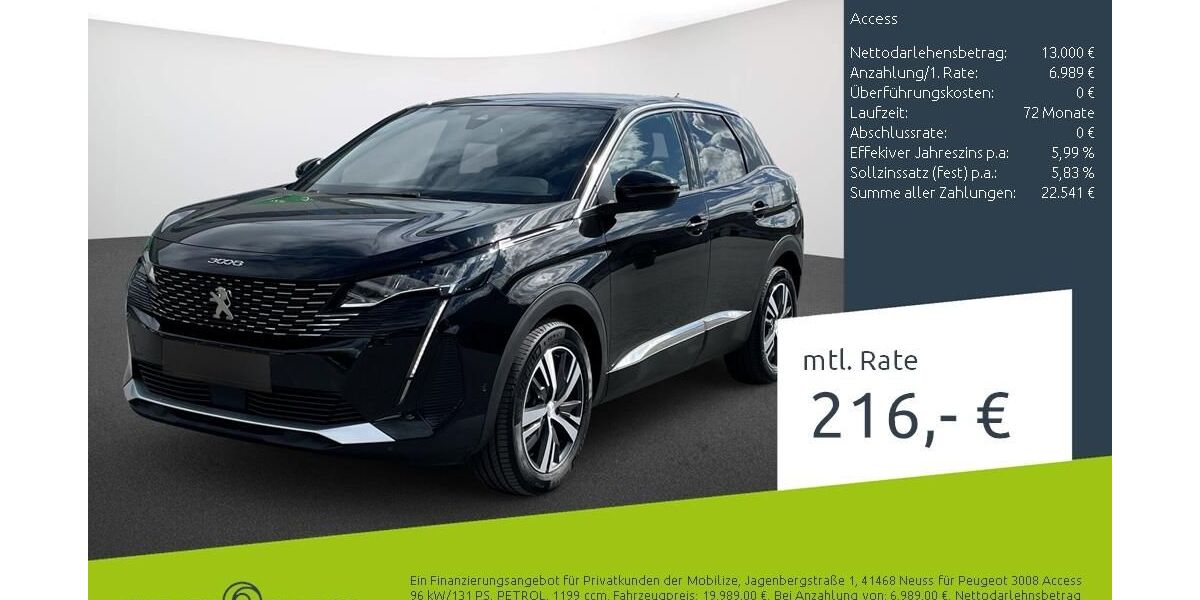 Peugeot 3008 28.300 km 19.440 &euro; Stuhr 28816