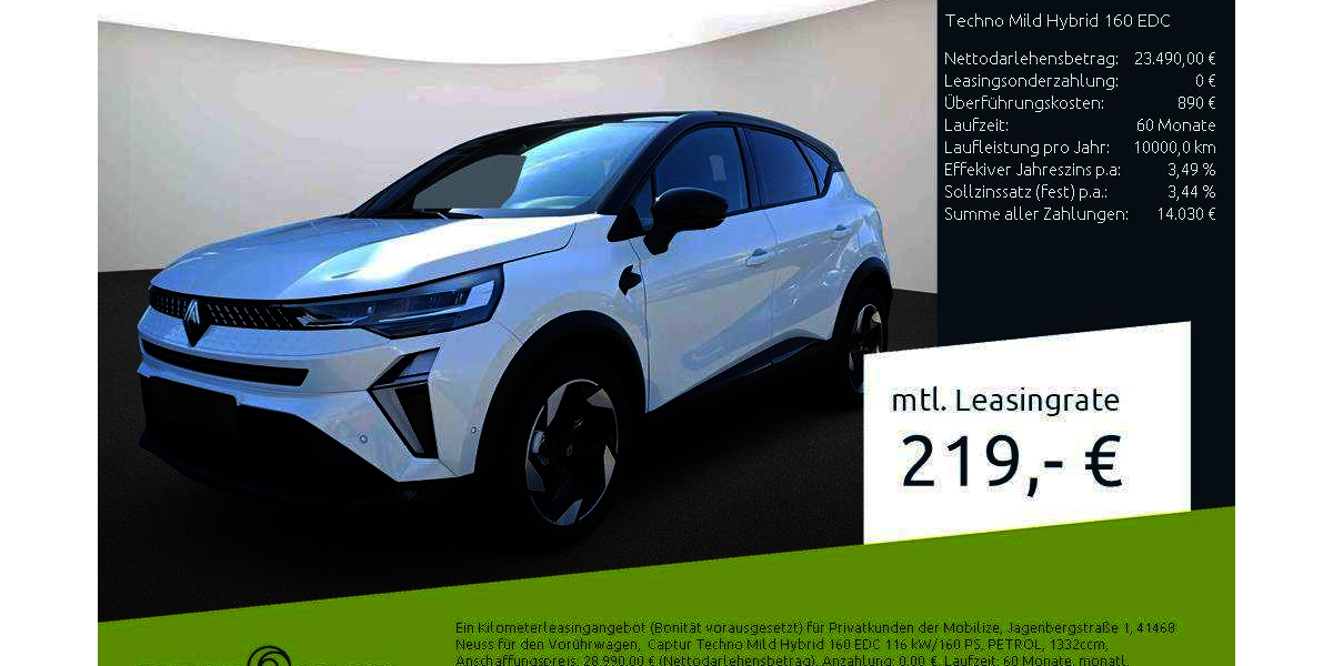 Renault Captur 2.977 km 21.810 &euro; Ahaus 48683