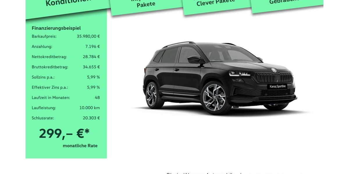 Skoda Karoq 2.500 km 35.680 &euro; Leverkusen 51379