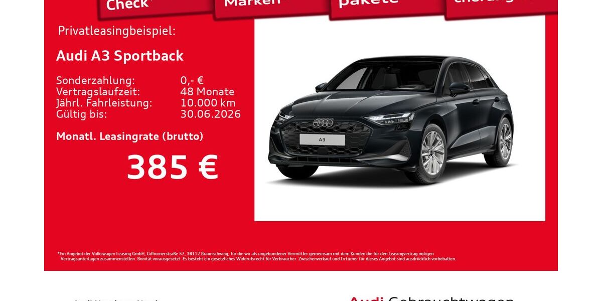 Audi A3 6.636 km 33.980 &euro; Hamburg 22419