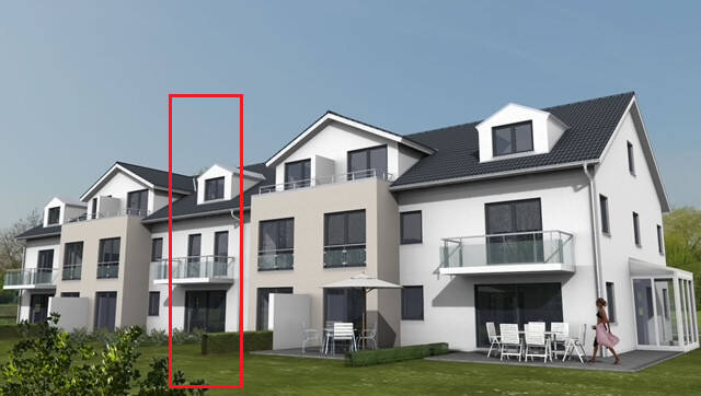 Reihenmittelhaus (Effizienzhaus 40 KFN) in Top Lage Neubauprojekt Heerespark Mühldorf - Haus 4 - 4 zimmer