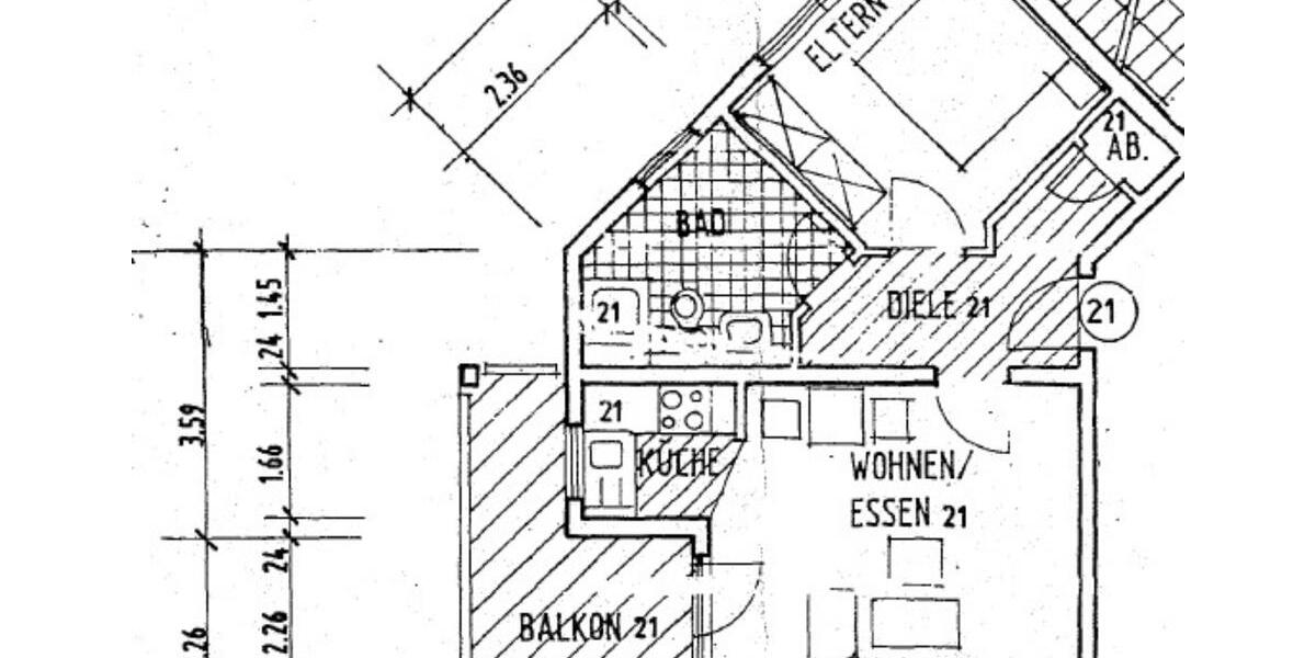 Etagenwohnung Eisenberg (Pfalz) - 2 Zimmer, 45 m&sup2;, 148.000&euro; | Angebot:24787340