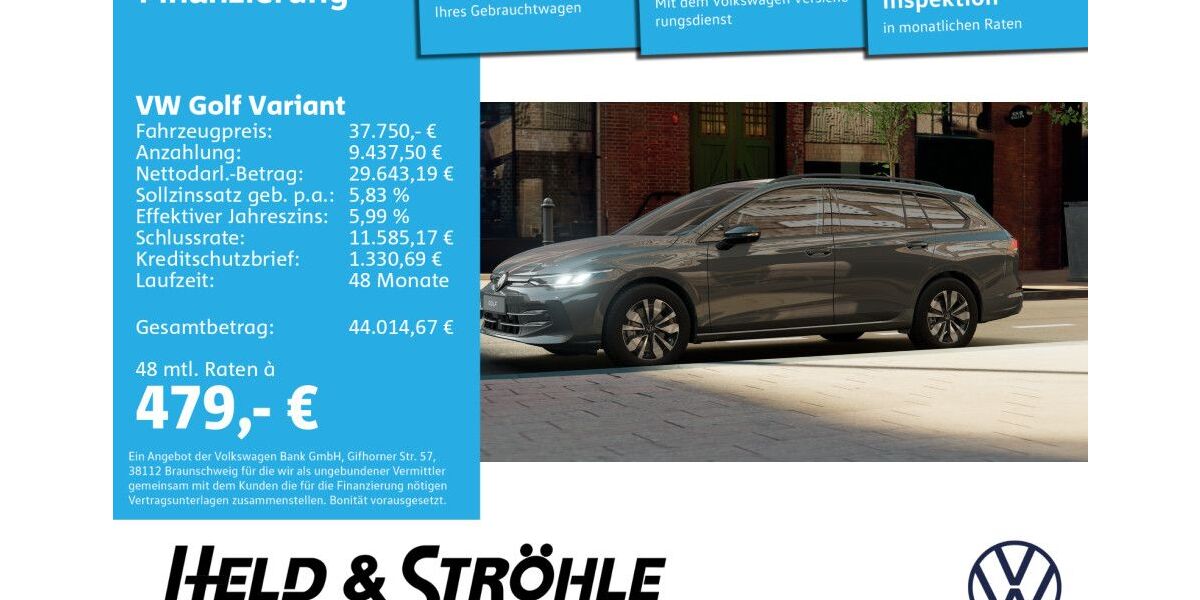 VW Golf 7.001 km 37.750 &euro; Neu-Ulm 89231