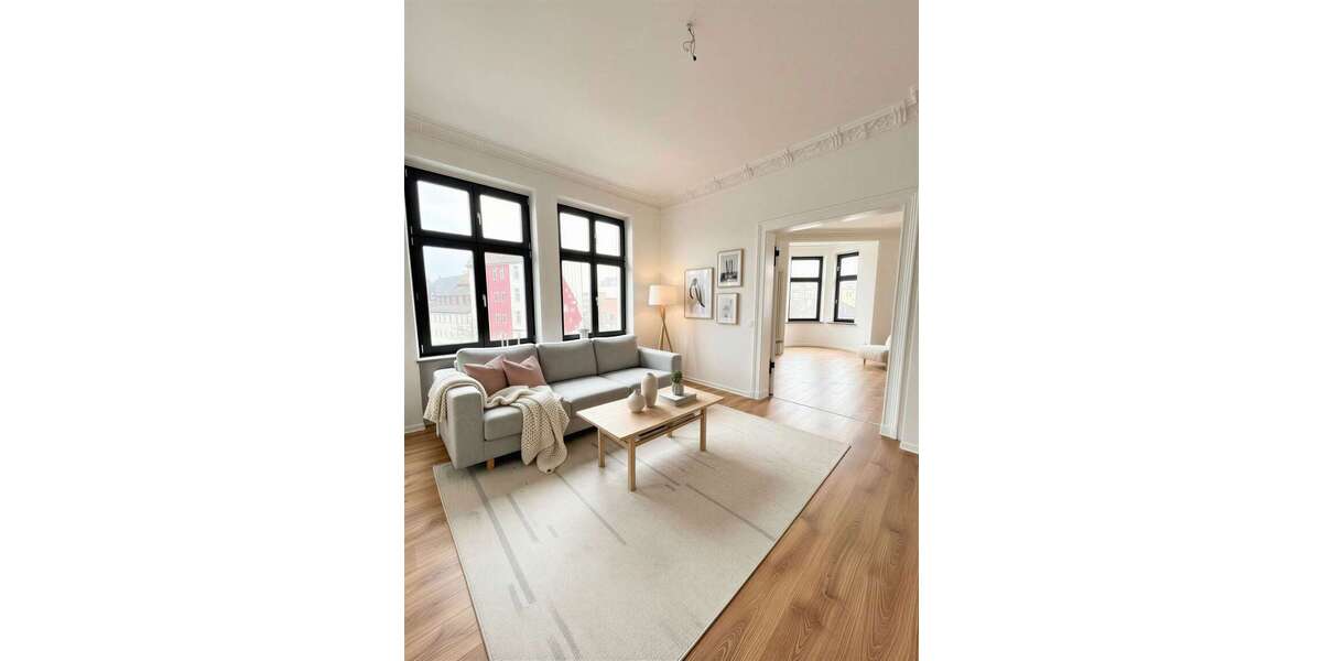 Etagenwohnung Magdeburg Buckau - 4 Zimmer, 134 m&sup2;, 1.179&euro; | Angebot:26316996
