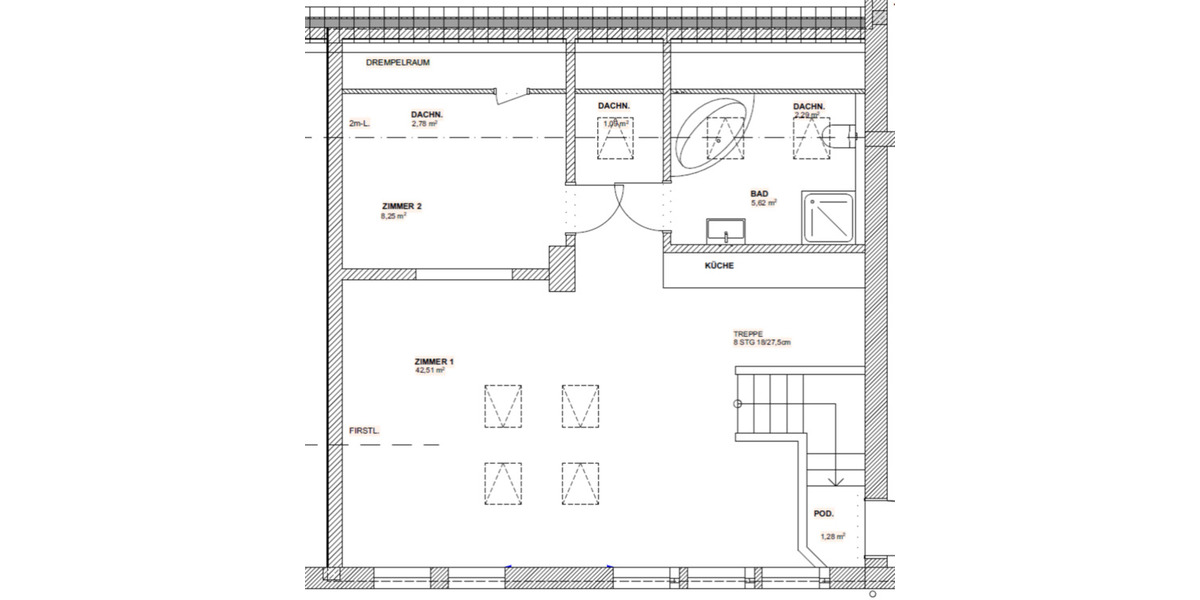 Büroräume Gewerbe 76 qm mit Küche zimmer