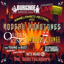 Rodgau Monotones + Support: Too Young To Rust 15.05.2026 Burghof Hühnerstall