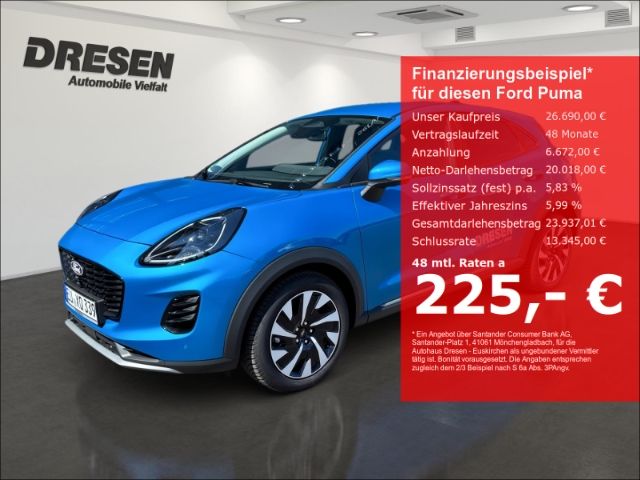 Ford Puma 1.800 km 26.490 &euro; Euskirchen 53881