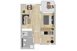 Etagenwohnung Riesa Canitz - 2 Zimmer, 45 m&sup2;, 359&euro; | Angebot:26637291