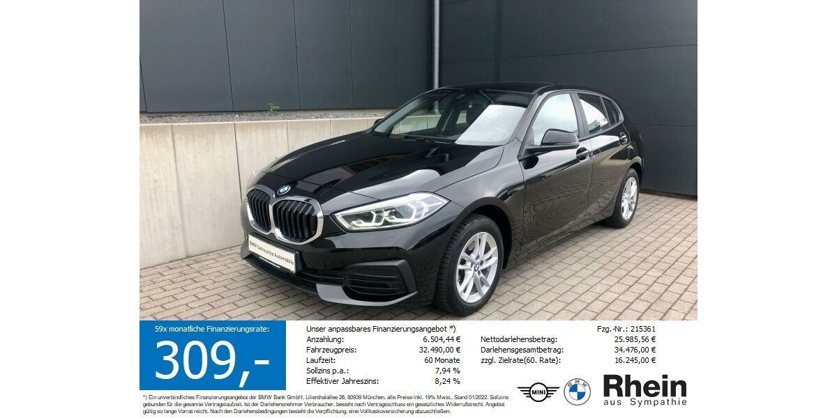 BMW 116 19.960 km 30.440 &euro; Buchen- Hettingen 74722