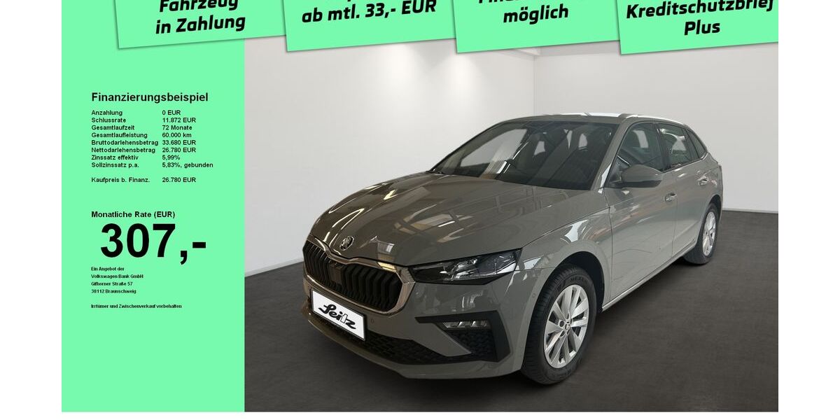 Skoda Scala 22.300 km 20.510 &euro; Memmingen 87700