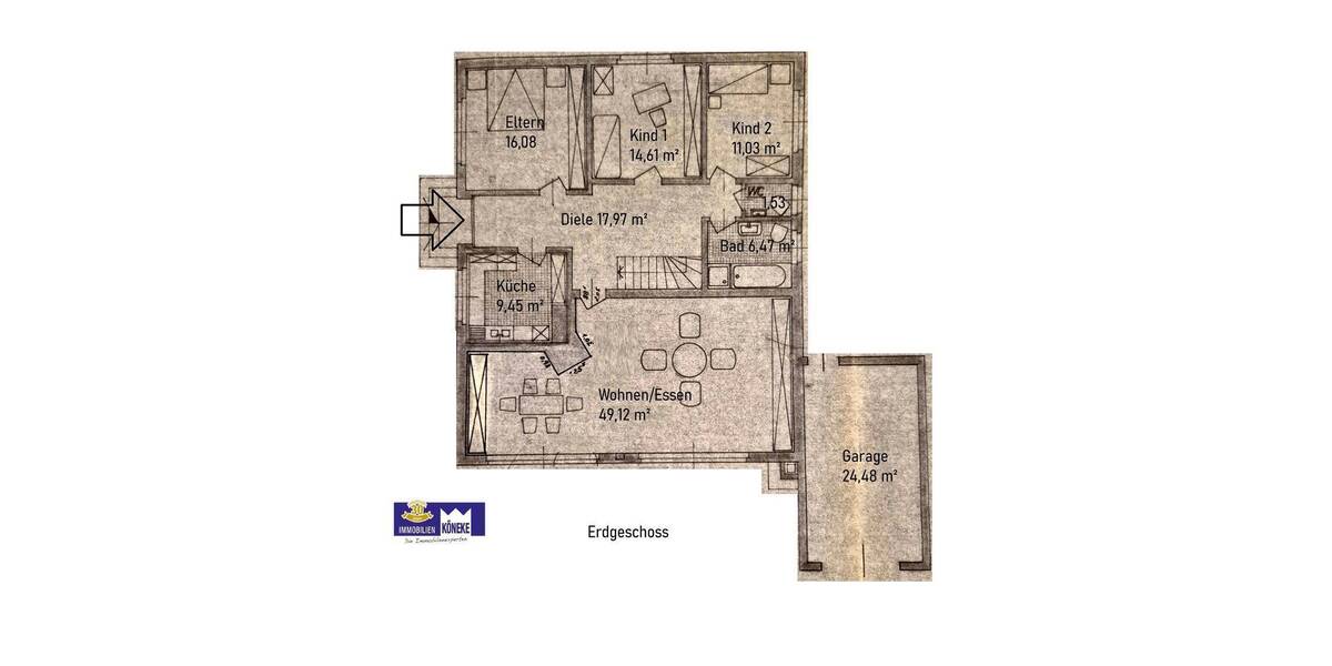 Bungalow Verden (Aller) Walle - 8 Zimmer, 190 m&sup2;, 299.000&euro; | Angebot:26543329
