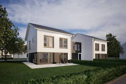 Modernes Stadthaus in Dornberg mit großem Keller und Garage