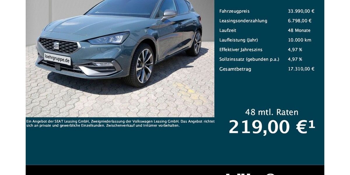 Seat Leon 5.500 km 33.990 &euro; Meckenheim / Bonn 53340