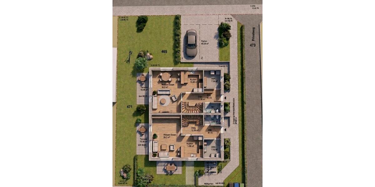 Doppelhaushälfte Minden - 3 Zimmer, 128 m&sup2;, 1.800&euro; | Angebot:26095577