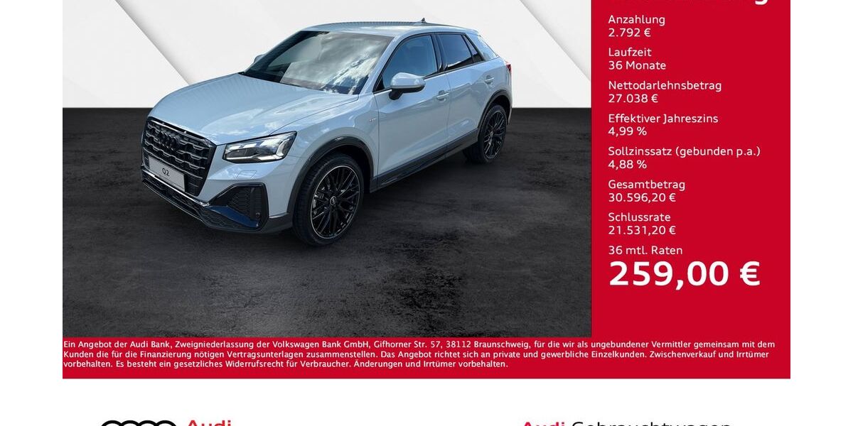 Audi Q2 14.666 km 28.830 &euro; Giessen 35394