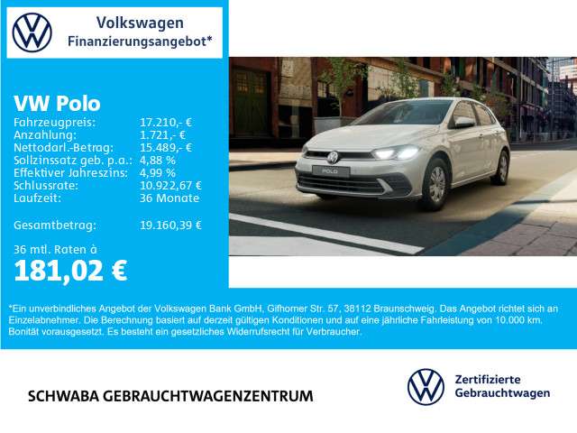 VW Polo 3.990 km 17.210 &euro; Gersthofen 86368
