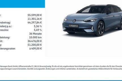 VW ID.7 3.737 km 55.599 &euro; Mühlhausen/Thüringen 99974