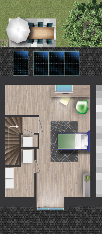 Erstbezug - NEUBAU Reihenhaus inkl. EBK & Photovoltaikanlage zimmer