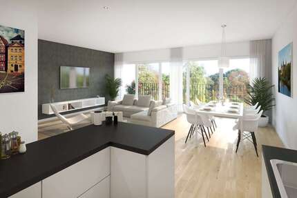 Wohnung Aschaffenburg Stadtmitte - 2 Zimmer, 52 m&sup2;, 305.000&euro; | Angebot:26323519