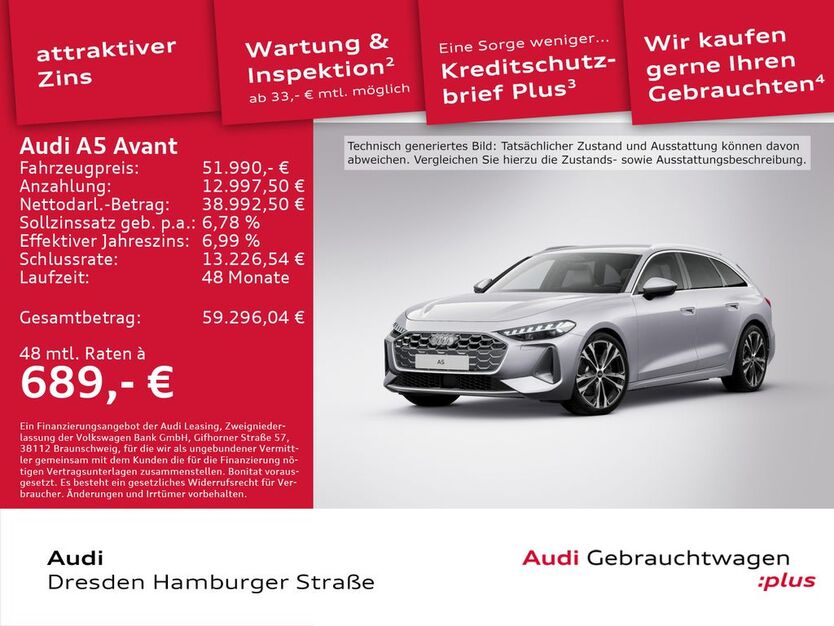 Audi A5 8.180 km 51.990 € Dresden 01067