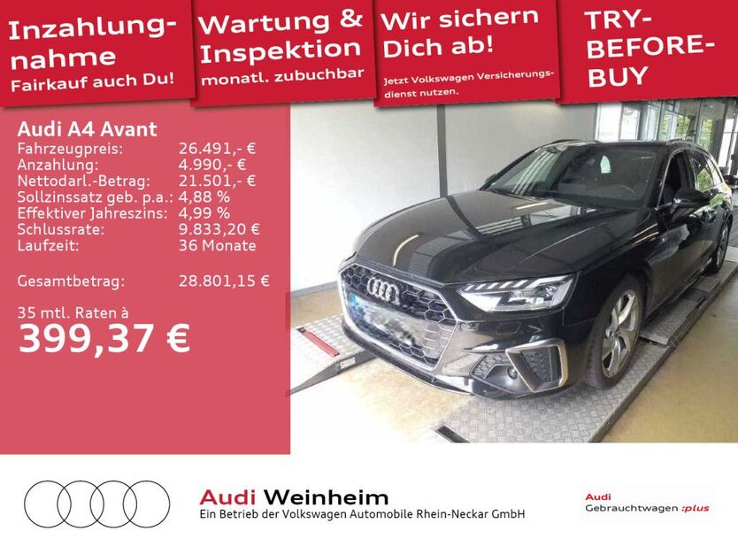 Audi A4 79.016 km 26.491 € Weinheim 69469