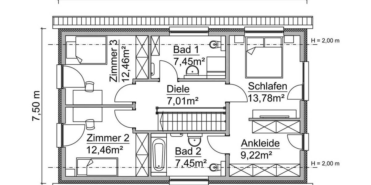 Einfamilienhaus Aschersleben - 5 Zimmer, 144 m&sup2;, 452.200&euro; | Angebot:26308692