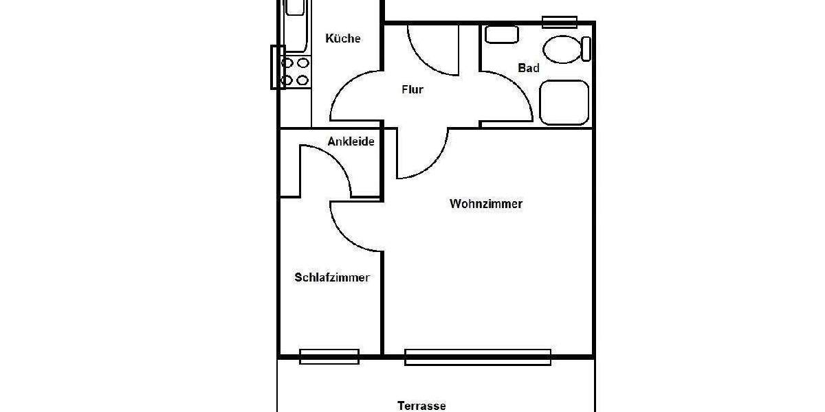 Etagenwohnung Kramerhof Parow - 2 Zimmer, 52 m&sup2;, 460&euro; | Angebot:25682073