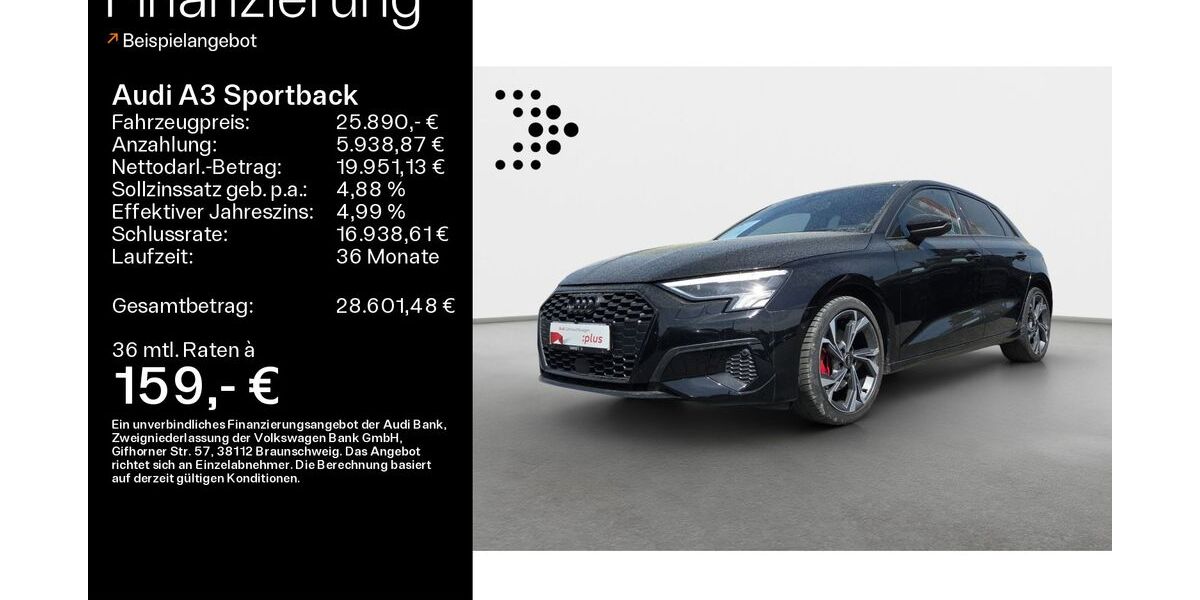 Audi A3 37.598 km 25.890 &euro; Königstein 61462