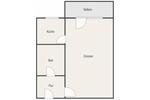 Etagenwohnung Schönefeld - 1 Zimmer, 33 m&sup2;, 135.000&euro; | Angebot:26826978