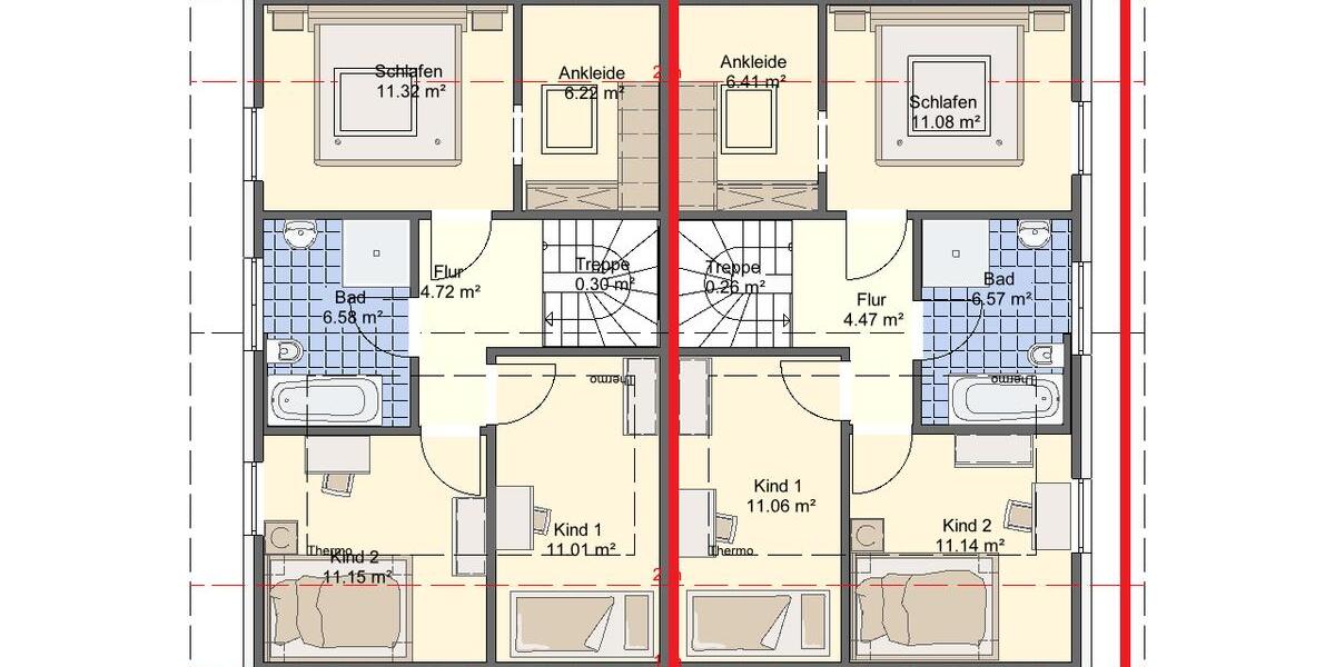 Doppelhaushälfte Kleve - 5 Zimmer, 170 m&sup2;, 1.900&euro; | Angebot:24365403