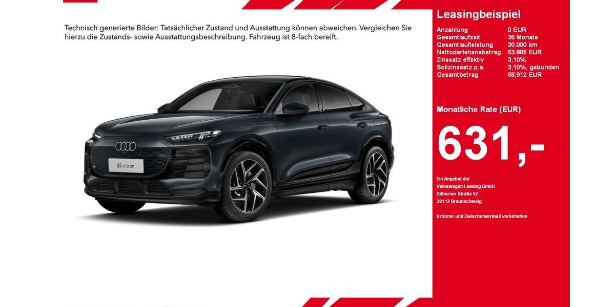 Audi Q6 e-tron 18.041 km 63.885 &euro; Gütersloh 33334