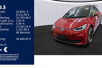 VW ID.3 22.315 km 32.850 € Schwäbisch Gmünd 73525