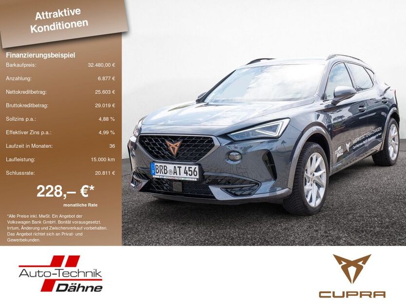 Cupra Formentor 12.468 km 32.480 € Wittenberge 19322