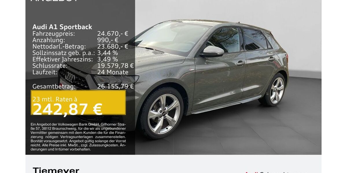 Audi A1 4.514 km 24.670 &euro; Lüdenscheid 58511