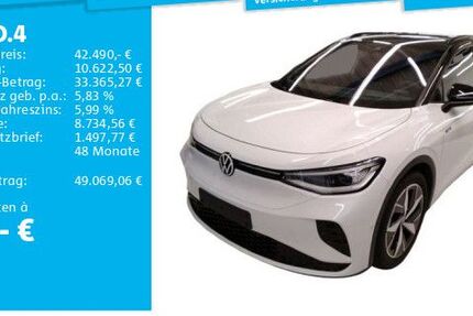 VW ID.4 13.599 km 42.490 € Hannover 30655