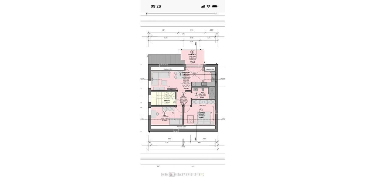 Dachgeschoßwohnung Trier Kürenz - 3 Zimmer, 67 m&sup2;, 860&euro; | Angebot:26578209