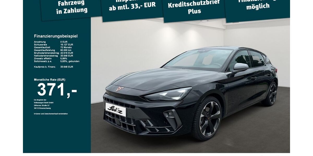 Cupra Leon 18.225 km 32.948 &euro; Weingarten 88250