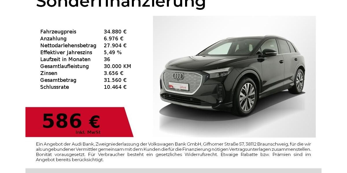 Audi Q4 e-tron 56.679 km 34.880 &euro; Nürnberg 90441