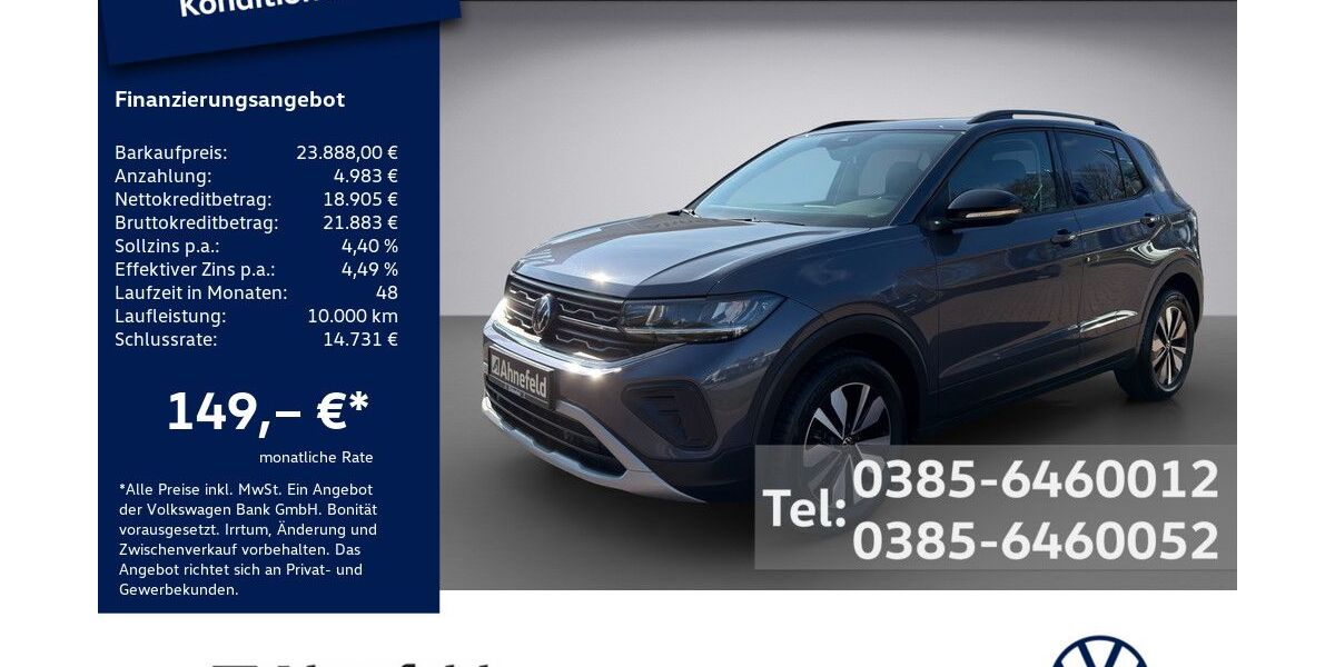 VW T-Cross 11.900 km 23.888 &euro; Schwerin 19061