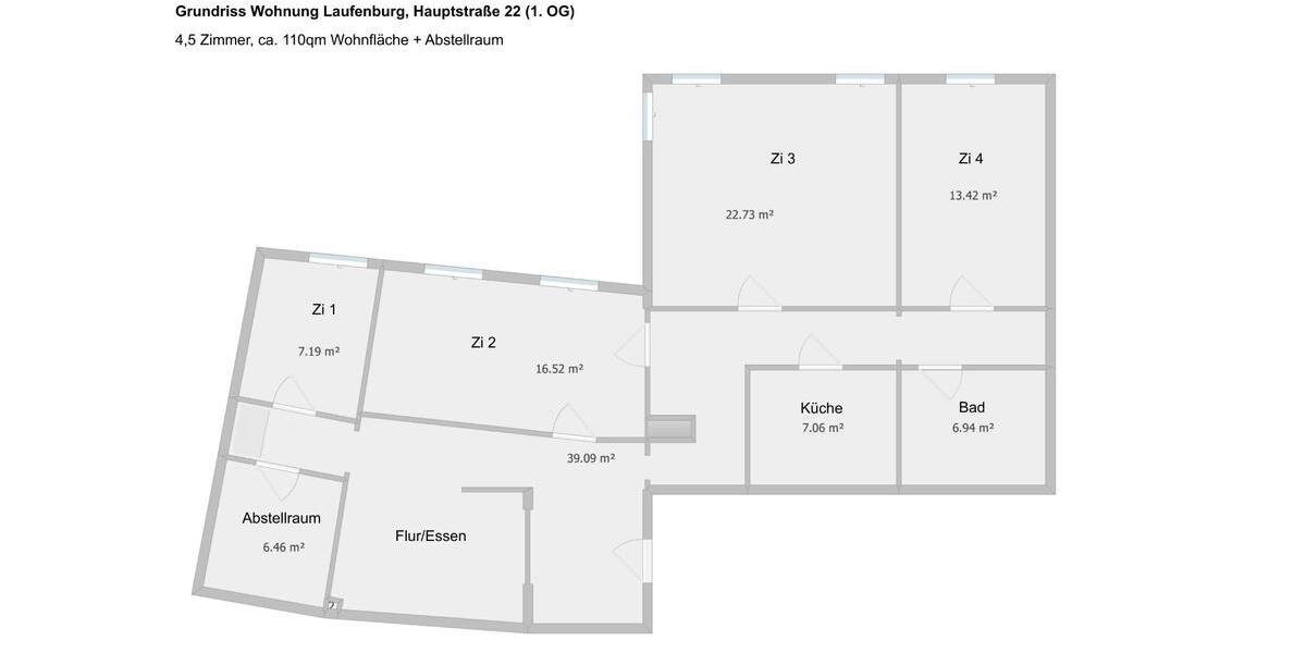 Etagenwohnung Laufenburg (Baden) - 4.5 Zimmer, 118 m&sup2;, 1.000&euro; | Angebot:26398197