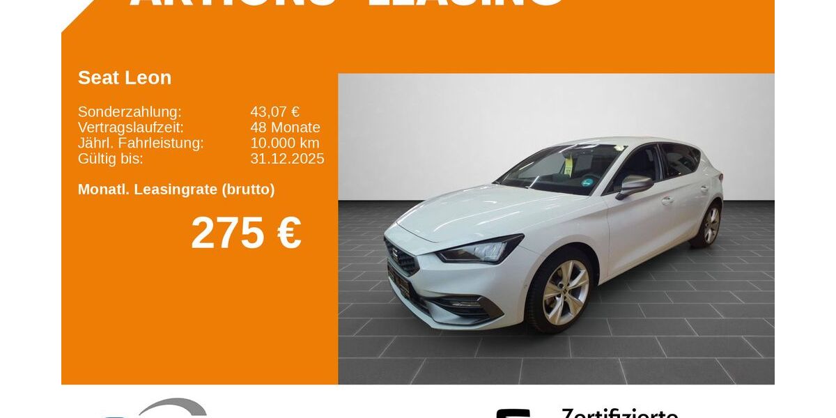 Seat Leon 26.973 km 25.900 &euro; Ladenburg 68526