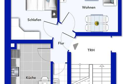 Wohnung zum Kaufen in Mannheim 169.000 € 47.42 m² 2 zimmer