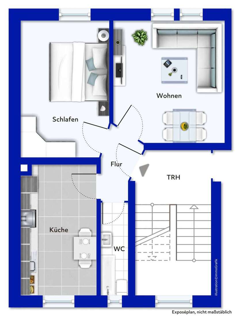 Wohnung zum Kaufen in Mannheim 169.000 € 47.42 m² 2 zimmer