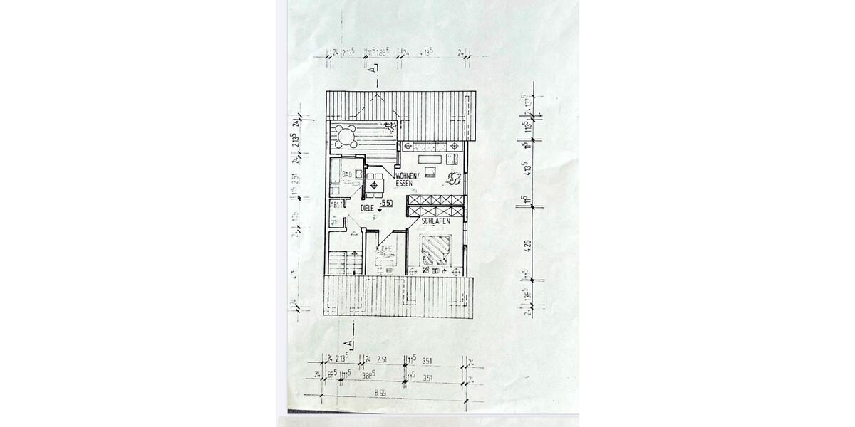 Dachgeschoßwohnung Dossenheim - 2.5 Zimmer, 55 m&sup2;, 900&euro; | Angebot:26376246