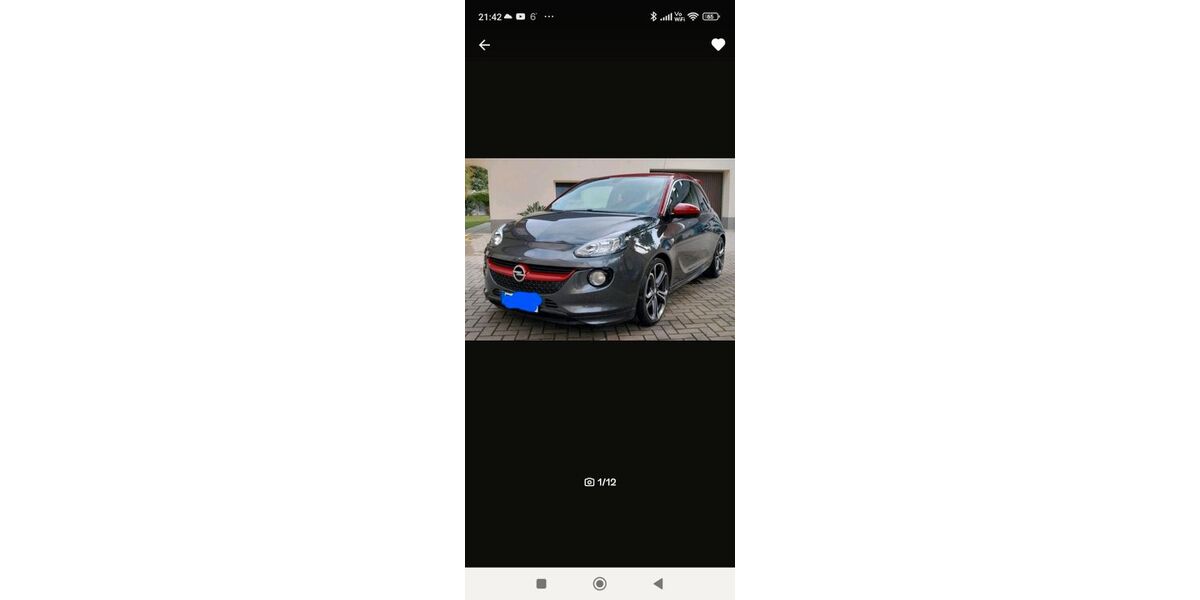 Opel Adam 44.000 km 11.390 &euro; Heidersdorf 09526