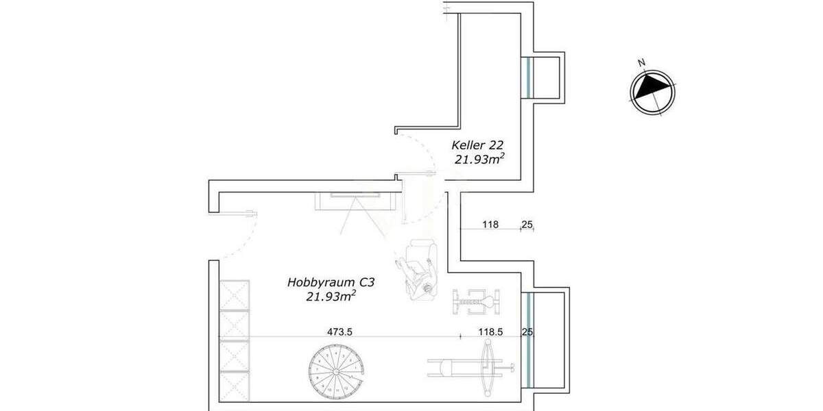 Etagenwohnung Gauting - 3 Zimmer, 63 m&sup2;, 445.000&euro; | Angebot:25335736