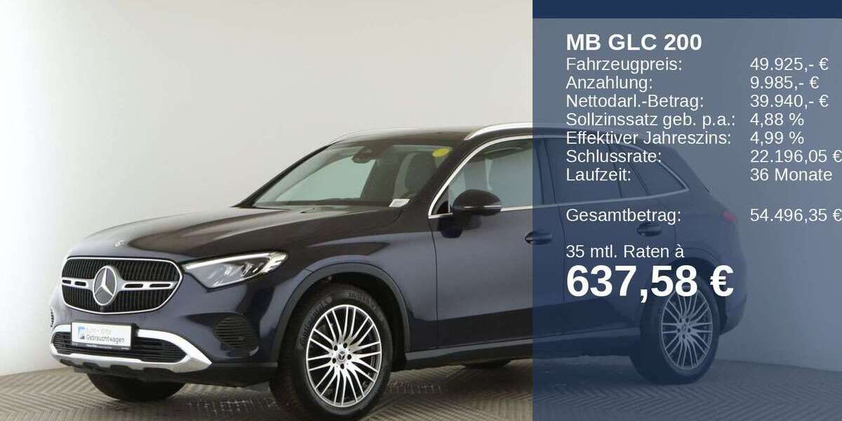 Mercedes-Benz GLC 200 26.009 km 45.620 &euro; Jesteburg 21266