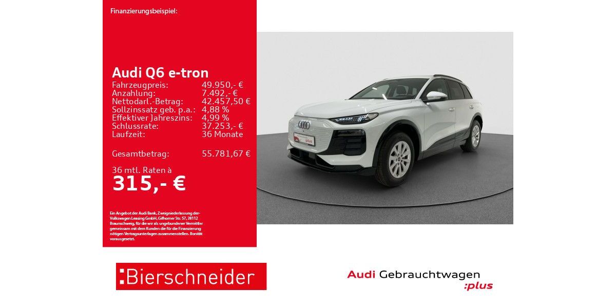 Audi Q6 e-tron 7.029 km 49.950 &euro; Aalen 73431
